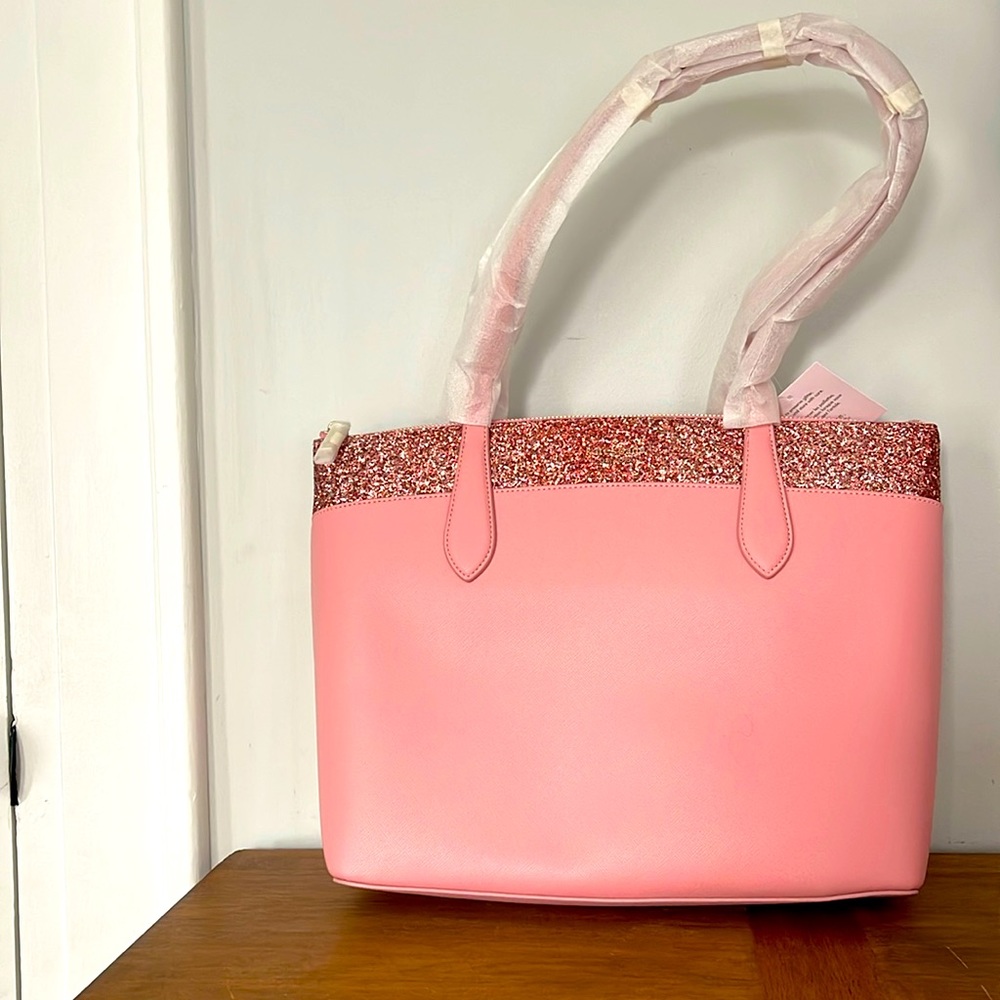 Kate Spade - Pink glitter tote